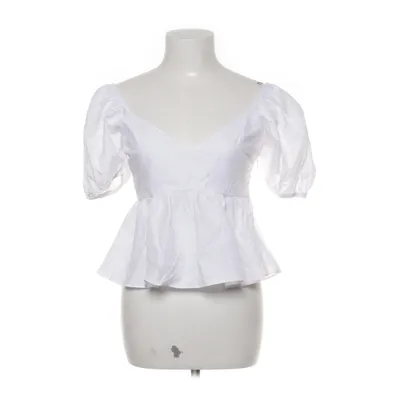 Top péplum (Blanc) de NLY Trend Coton, Polyester