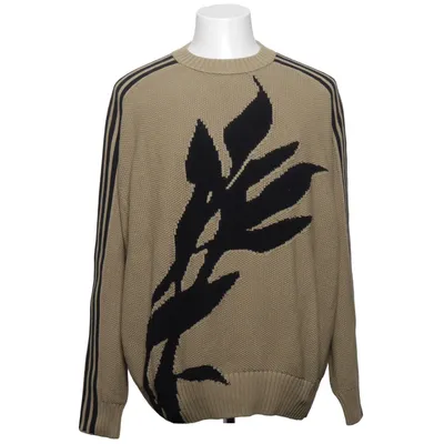 Sweater (Beige, Black) from Adidas Cotton