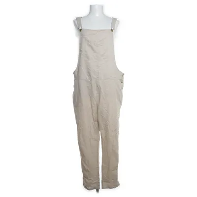 Tuinbroek (Beige) van Janina Katoen, Linnen