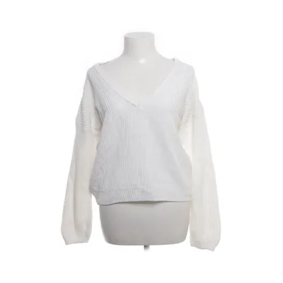 Sweater (White) from NA-KD Acrylic, Cotton