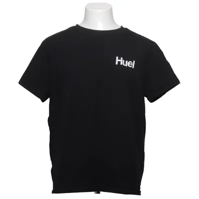 T-shirt (Noir) de Huel Coton, Élasthane