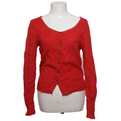 Cardigan (Red) from Soaked Acrylic, Alpaca wool, Polyamide