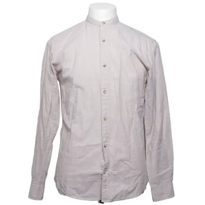 Shirt (The Summer Shirt Band Collar) van Essentials by Jack & Jones Linnen, Gerecycled katoen