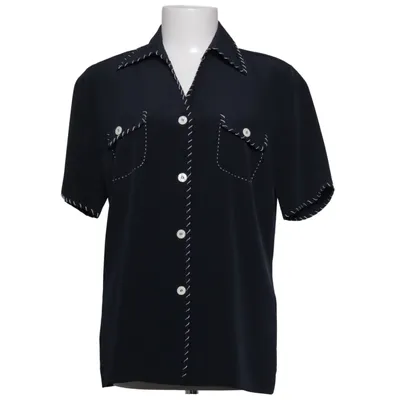 Short sleeve shirt (Blue) from Mario Rosella Polyester