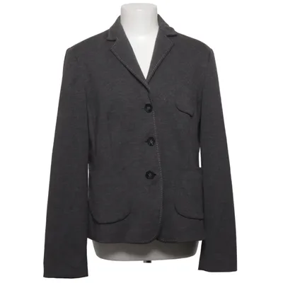 Blazer (Grijs) van Caro Katoen, Elastaan, Polyester, Viscose