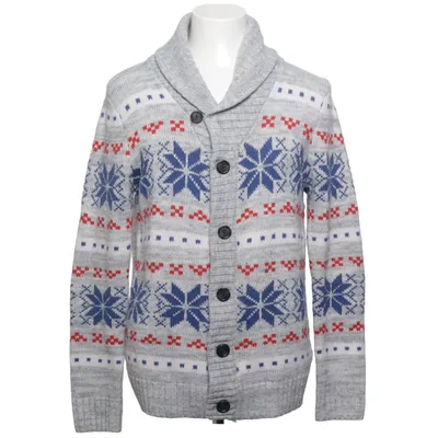 Cardigan (Grijs, Blauw, Wit) van Divided by H&M Acryl, Wol