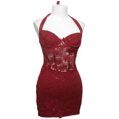 Neckholderkleid (Rot) von Fashion Nova Elasthan, Polyamid, Polyester