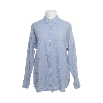 Shirt (Blauw, Wit) van Costes Atelier Katoen