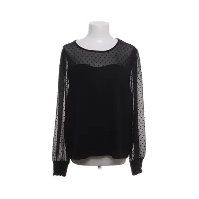 Blouse (Zwart) van Ms Mode Polyester, Viscose, Elastaan