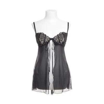 Negligee (Black) from Lascana Cotton, Elastane, Polyamide