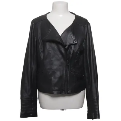 Biker jacket (Black) from Seppälä Woman Leather, Polyester
