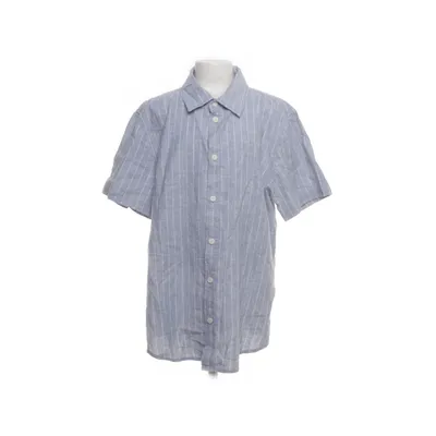 Kortärmad skjorta (Blå, Vit) från Lindex Kids Bomull, Linne