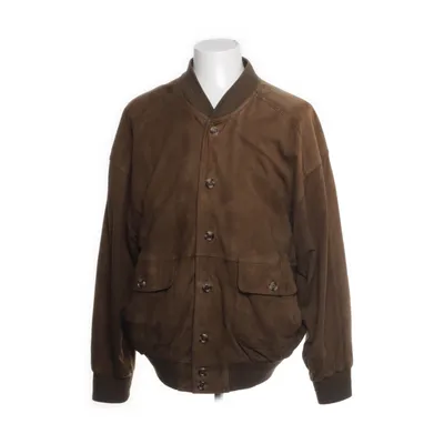 Läderjacka (Brun) från Sanderson Polyester, Skinn