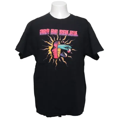 T-shirt (Svart, Flerfärgad) från Gildan Bomull