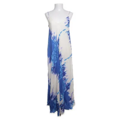 Maxi jurk (Blauw, Wit) van New Collection Viscose