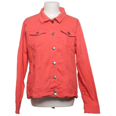 Veste en jean (Rouge) de Okay Coton, Élasthane