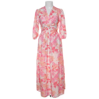 Långklänning (Rosa, Orange, Vit) Polyester