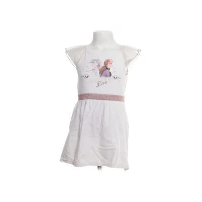 Dress (White, Multicolored) from Disney Frozen Cotton, Polyester