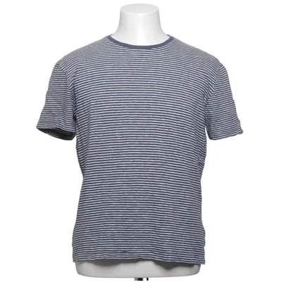 T-shirt (Blue, White) from COS Cotton, Linen