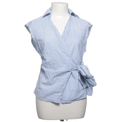 Wikkeltop (Blauw, Wit) van Ambar Katoen