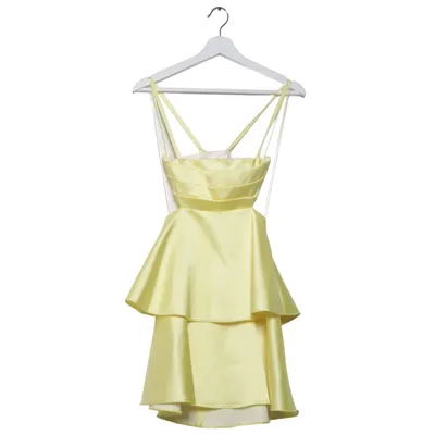 Cocktailjurk (Geel) van Zara Acetaat