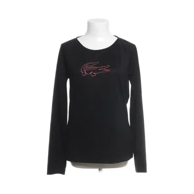 Långärmad t-shirt (Svart) från Lacoste Elastan, Polyamid, Polyester, Viskos