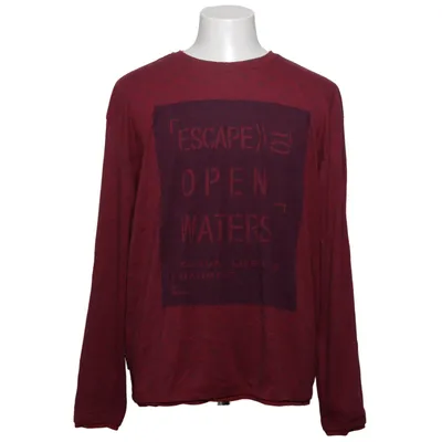 Long sleeve T-shirt (Red) from Marco Donati Organic cotton
