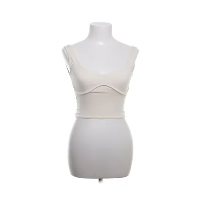 Crop top (Wit) van Oh Polly Modal, Elastaan