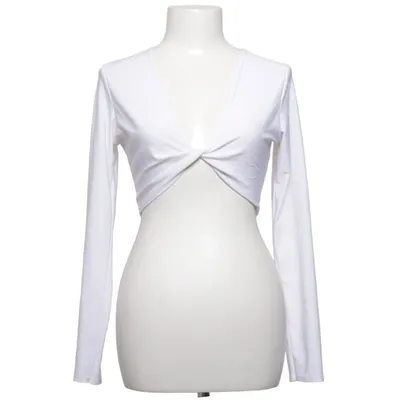 Blouse portefeuille (Blanc) de Missy Empire Élasthane, Polyester