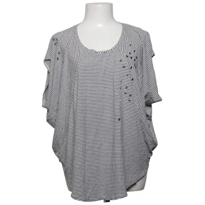 Top (Schwarz, Weiß) von Simonsen Copenhagen Elasthan, Viskose