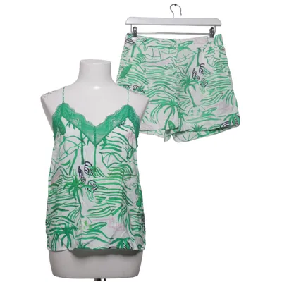 Pyjama (Wit, Groen, Meerkleurig) van Pom Amsterdam Polyamide, Viscose
