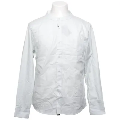 Chemise (Blanc, Bleu) de Harry Brown Coton, Polyester