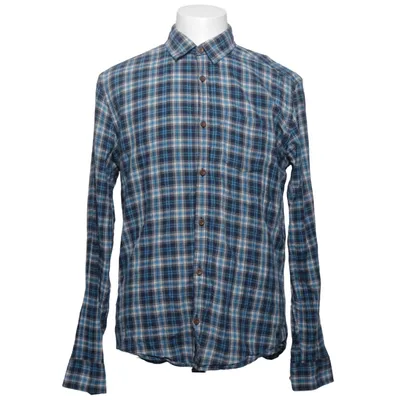 Flanellen overhemd (Blauw, Wit) van Cottonfield