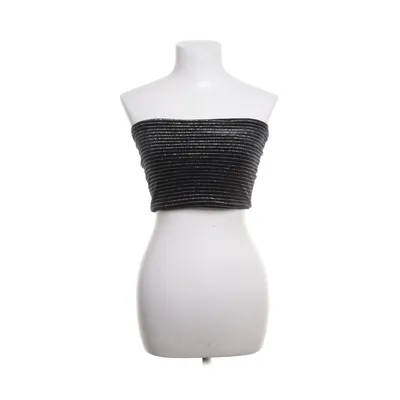 Tube top (Black, Silver) from Bershka Special Edition