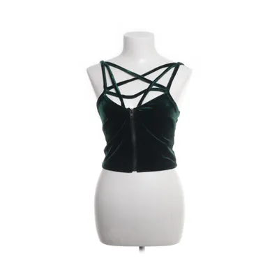 Crop top (Groen) van Killstar Elastaan, Polyester