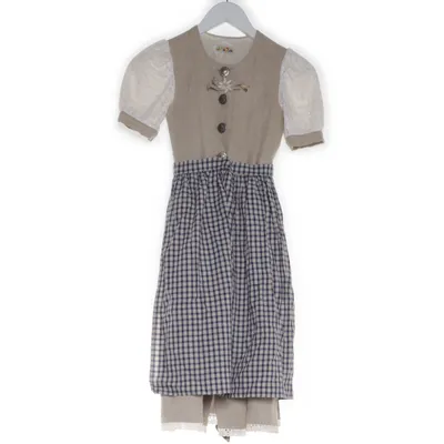 Dirndl (Beige) van Steinbock Katoen, Linnen, Viscose