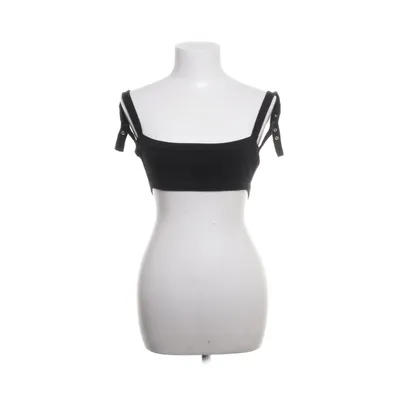 Crop top (Black) from Orseund Iris Cotton, Silk, Polyurethane