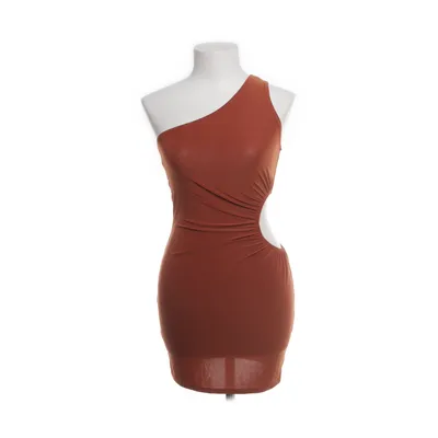 Jurk (Bruin) van PrettyLittleThing Elastaan, Polyester