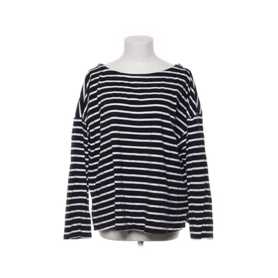 Langærmet t-shirt (Sort, Hvid) fra BPC Bonprix Collection Bomuld