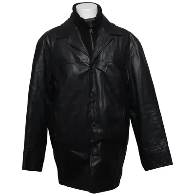 Läderjacka (Svart) från Molltan Skinn, Polyester