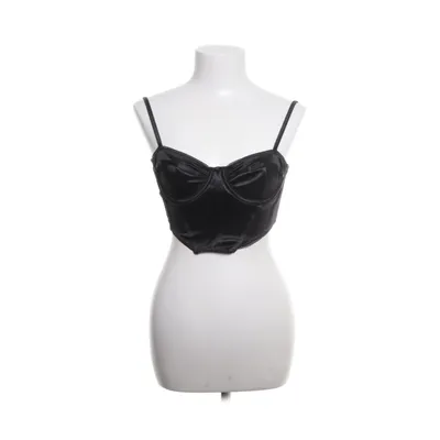 Crop top (Zwart) van NA-KD Polyamide