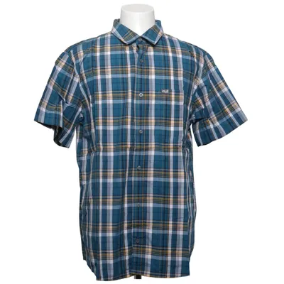 Short sleeve shirt (Blue, White, Yellow) from Jack Wolfskin Organic cotton