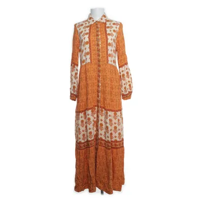 Maxi dress (Orange, White) from Blue Vanilla Viscose