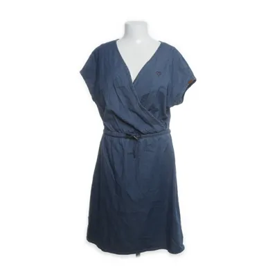 Omlottklänning (Blå) från Alife and Kickin Bomull, Elastan