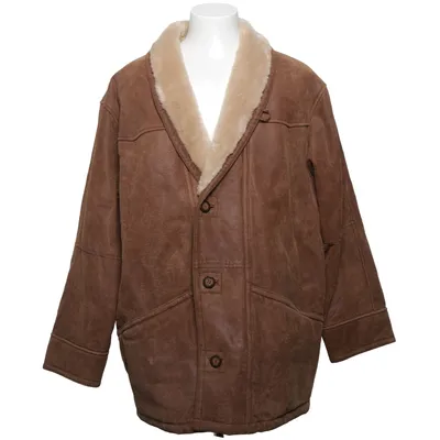 Shearling jacket (Brown) from Kenvelo Acrylic, Leather