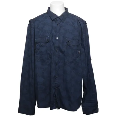 Shirt (Blauw) van Urban District Katoen, Polyester