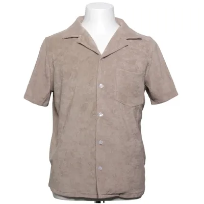 Short sleeve shirt (Beige) from Nikben Cotton, Polyester