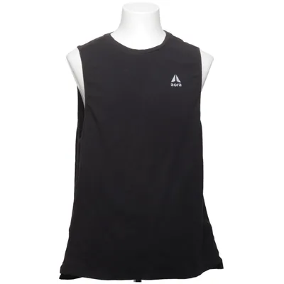 Sport tanktop (Zwart) van Aora Katoen, Elastaan