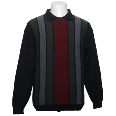 Sweater (Sort, Grå, Grøn, Rød) fra Wolsey Merinould