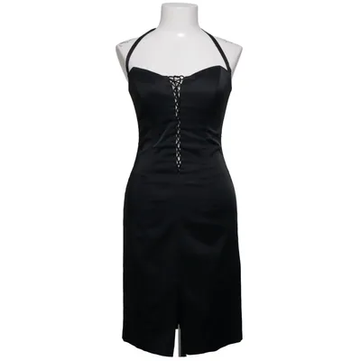 Jurk (Zwart) van Nicowa Acetaat, Polyester